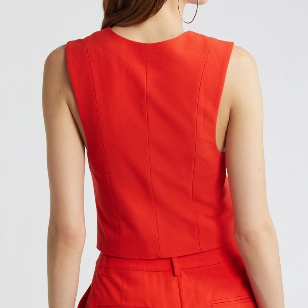 Open Edit Red Vest - Picture 5 of 6